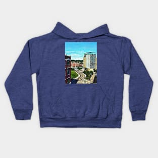 Providence RI - View From Waterplace Park II Kids Hoodie